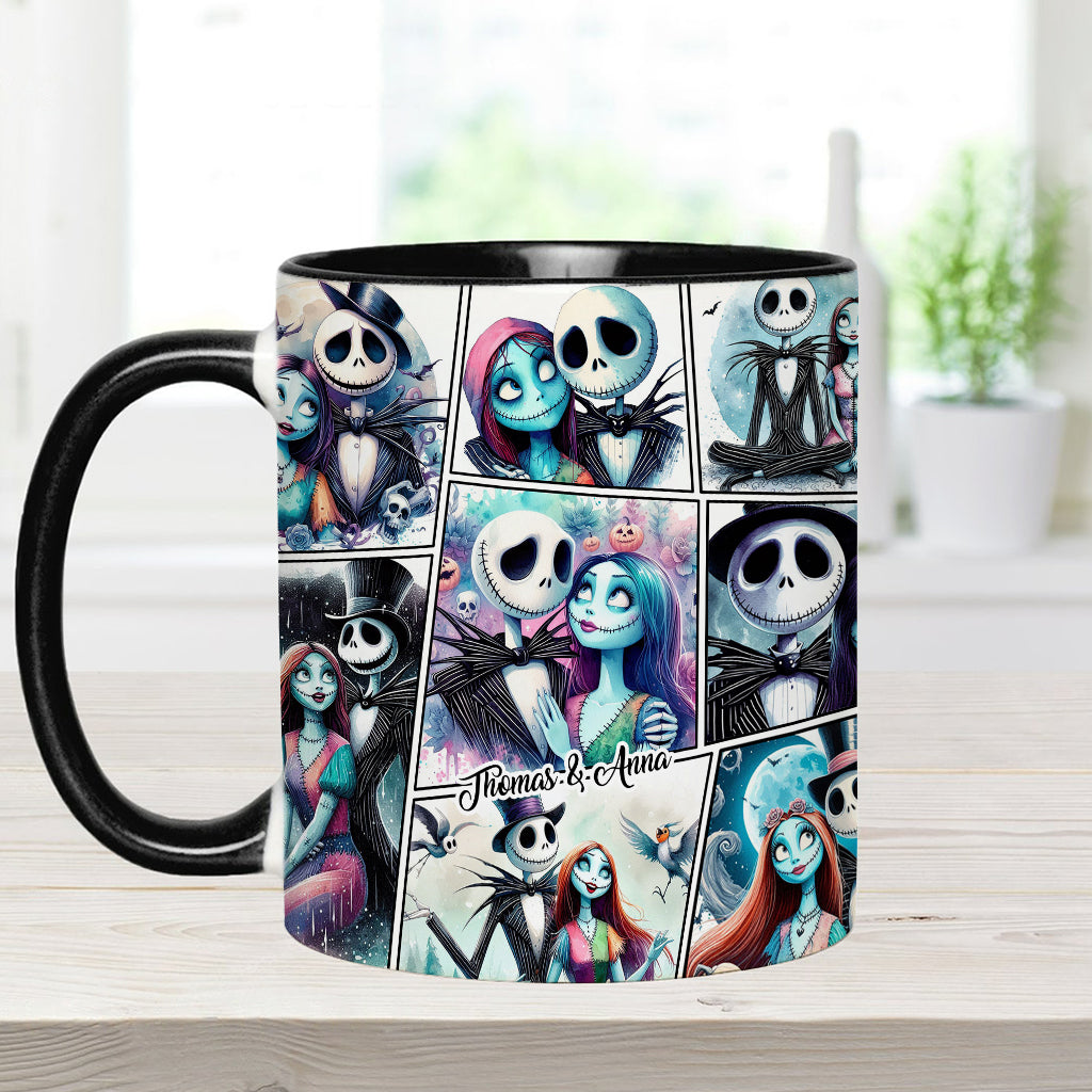 Personalized Nightmare Accent Mug Custom Name Halloween Gift