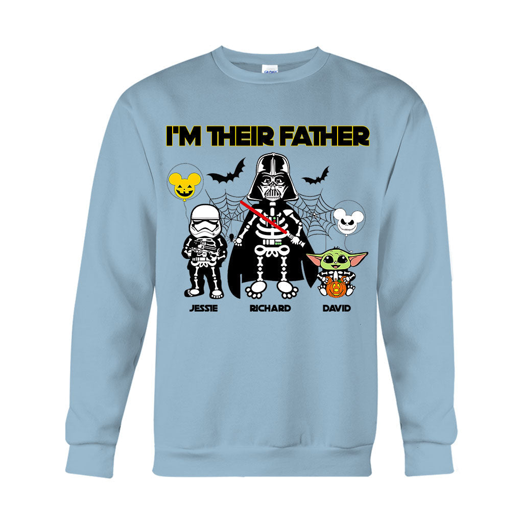 Personalized Halloween T-shirt & Hoodie I'm Their Father Gift