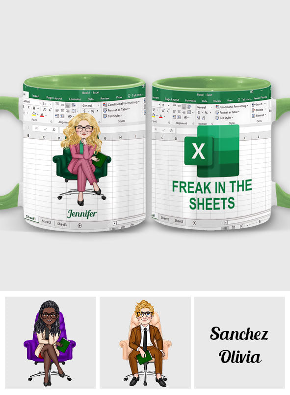 Personalized Accent Mug Custom Colleague Gift with Name