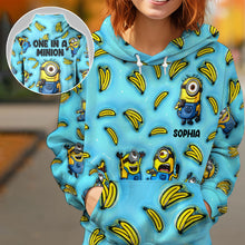 Load image into Gallery viewer, Personalized Minion All Over Shirt Custom Name Birthday Gift
