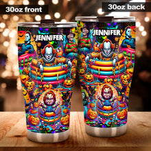 Load image into Gallery viewer, Personalized Halloween Tumbler Custom Name Drinkware Gift
