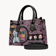 Load image into Gallery viewer, Personalized Nightmare Leather Handbag Custom Name Gift for Mom
