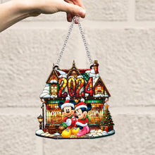 Load image into Gallery viewer, Personalized Christmas Suncatcher Ornament Custom Name Gift
