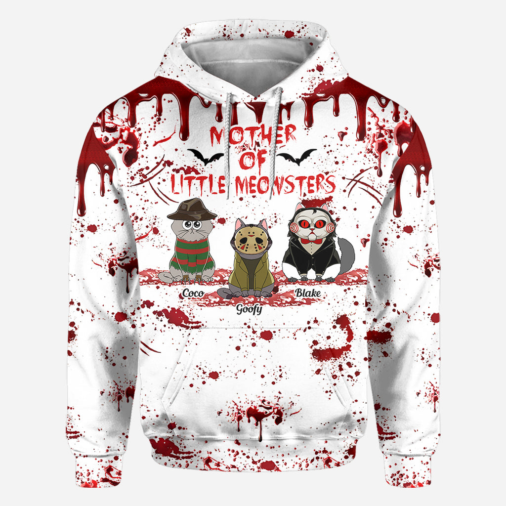 Personalized Cat Themed All-Over Print Shirt for Cat Lovers