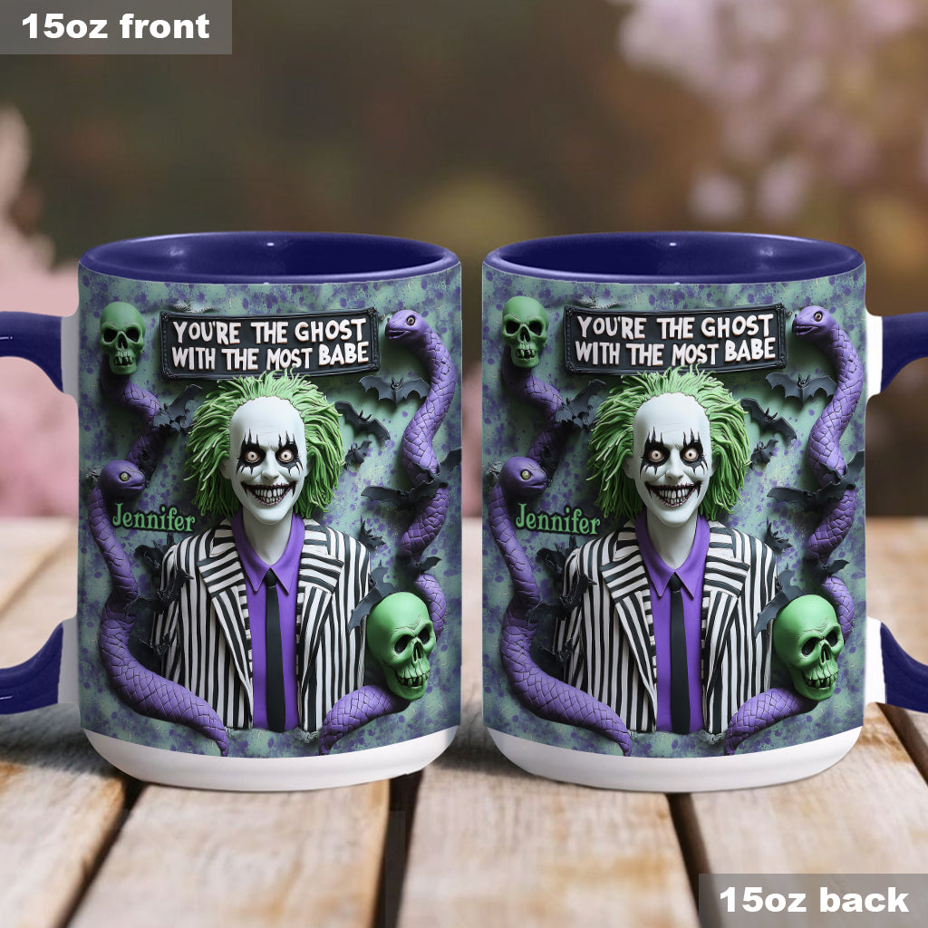 Personalized Accent Mug You're The Ghost With The Most Gift