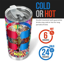 Load image into Gallery viewer, Personalized Tumbler with Custom Name &amp; Colorful Design for Kids
