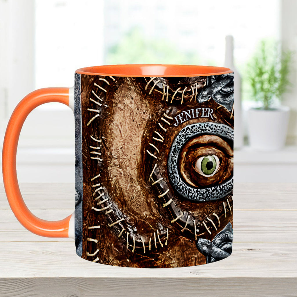 Personalized Three Witches Accent Mug Custom Name Gift for Halloween