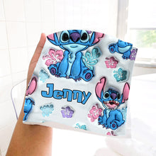 Load image into Gallery viewer, Personalized Ohana Towel Custom Name Hawaiian Gift for Family
