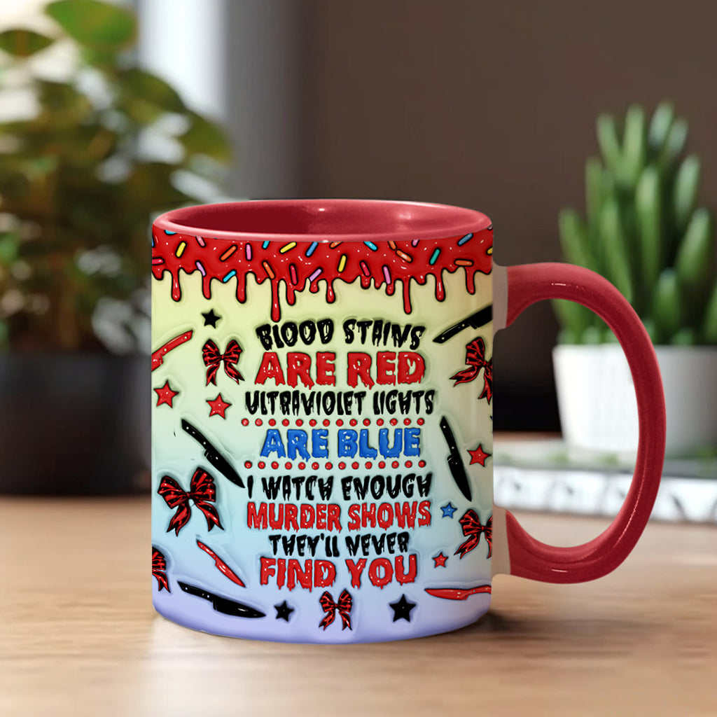 Personalized Accent Mug for Murder Mystery Lovers - Fun Gift
