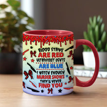 Load image into Gallery viewer, Personalized Accent Mug for Murder Mystery Lovers - Fun Gift
