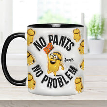 Load image into Gallery viewer, Personalized Minion Mug Custom Name No Pants No Problem Gift
