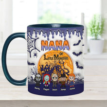 Load image into Gallery viewer, Personalized Halloween Mug for Grandma of Little Monsters
