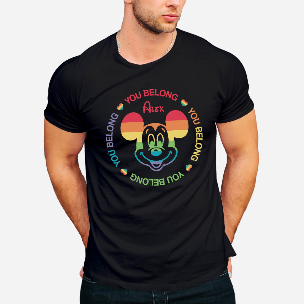 Personalized LGBT Pride T-shirt & Hoodie with Custom Name