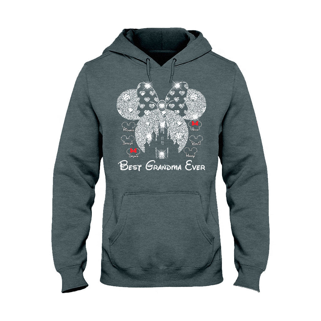 Personalized Best Grandma Ever Mouse T-shirt & Hoodie Gift