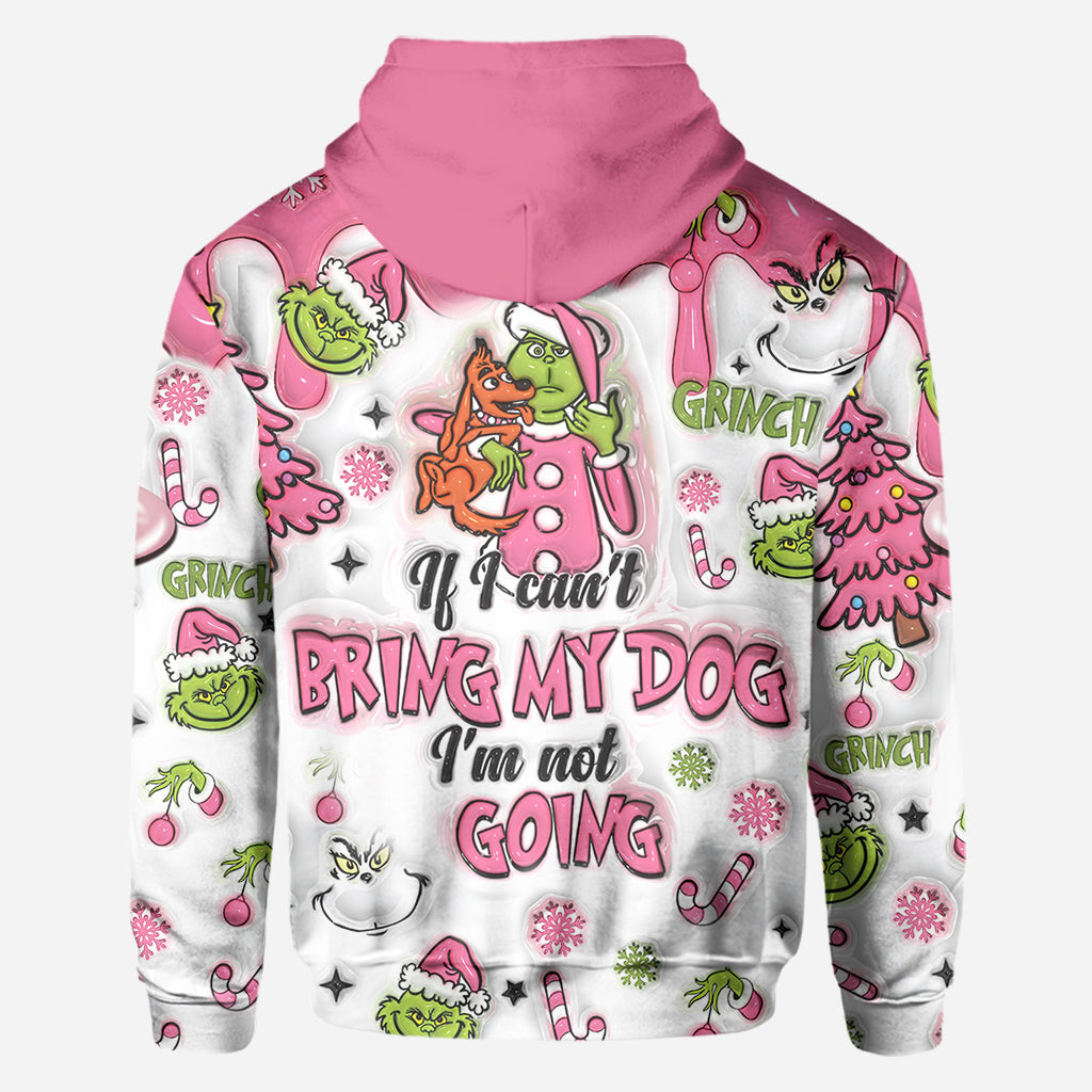 Personalized Christmas All Over Shirt with Grinch Design for Dog Lovers