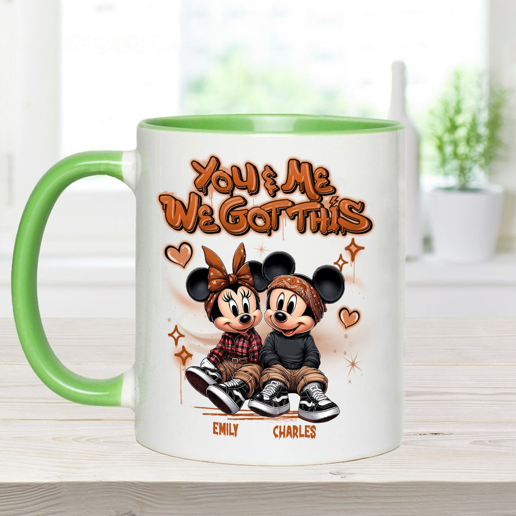Personalized We Got This Accent Mug Custom Name Gift for Couples