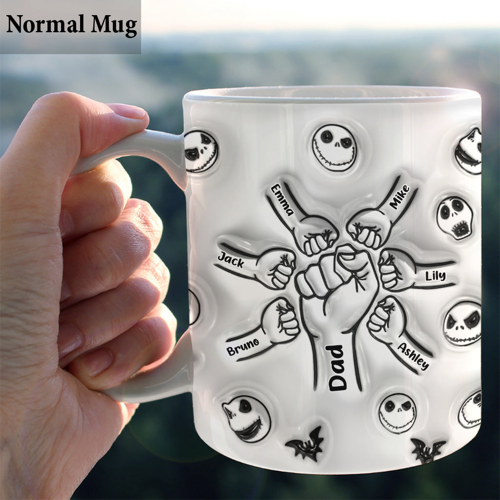 Personalized Nightmare Mug Custom Name Gift for Dad Halloween