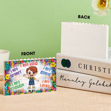 Load image into Gallery viewer, Personalized Kid Building Brick Block Customized Gift Idea
