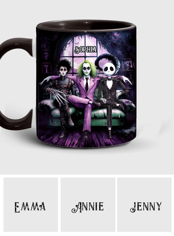 Personalized Accent Mug with Custom Name for Halloween Gift