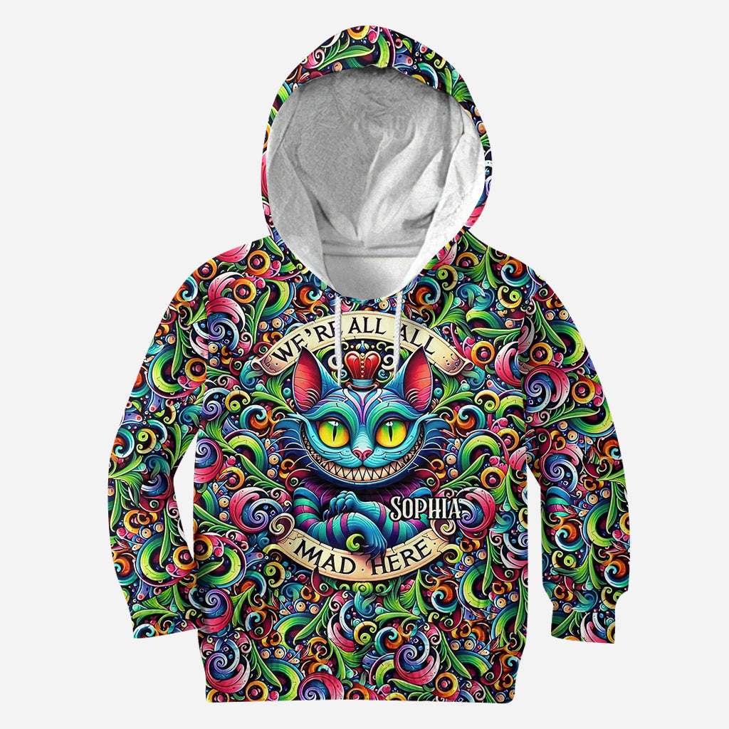 Personalized Cat Design Hoodie & Leggings Set for Women