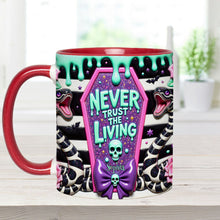 Load image into Gallery viewer, Personalized Accent Mug Never Trust The Living Gift for Couple
