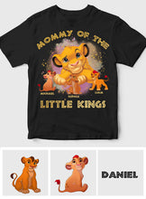 Load image into Gallery viewer, Personalized Mommy Of The Little Kings T-shirt and Hoodie for Mom
