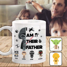 Load image into Gallery viewer, Personalized Star Wars Mug Custom Name Gift for Dad

