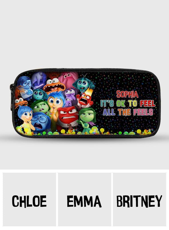 Personalized Pencil Case with Disney Characters for Kids - Custom Name Gift