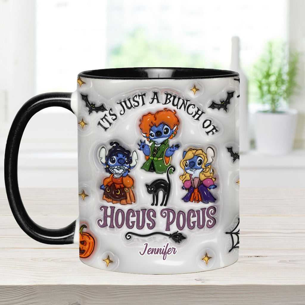 Personalized Halloween Ohana Ceramic Mug Custom Name Gift