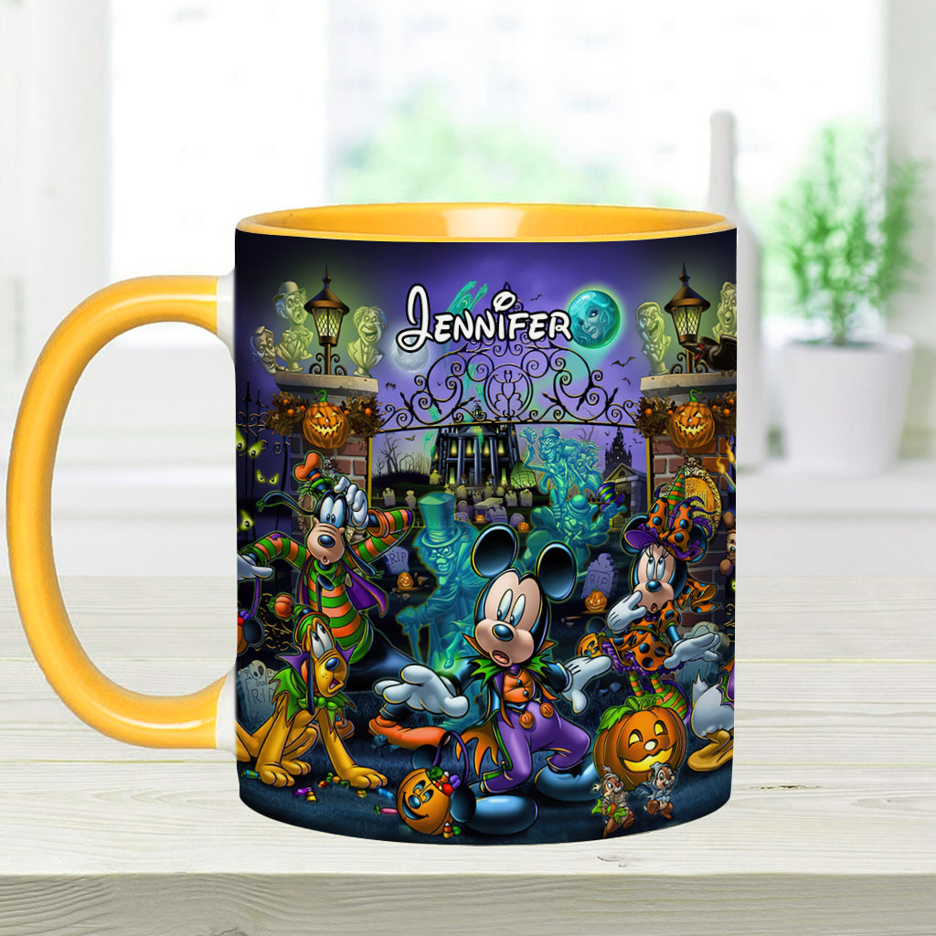 Personalized Halloween Accent Mug Custom Name Gift Idea
