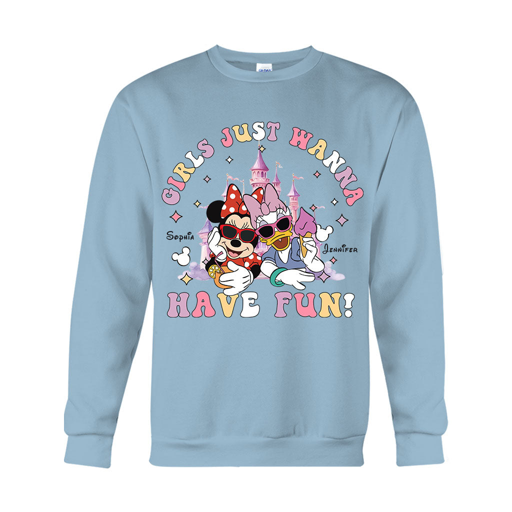 Personalized Girls Just Wanna Have Fun T-shirt & Hoodie for Kids