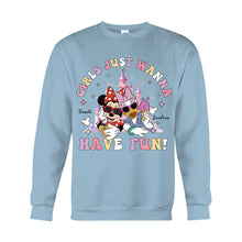 Load image into Gallery viewer, Personalized Girls Just Wanna Have Fun T-shirt &amp; Hoodie for Kids
