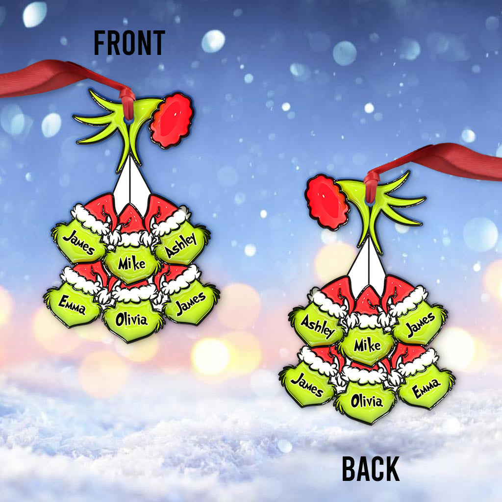 Personalized Mama Grinch Christmas Ornament Custom Name Gift