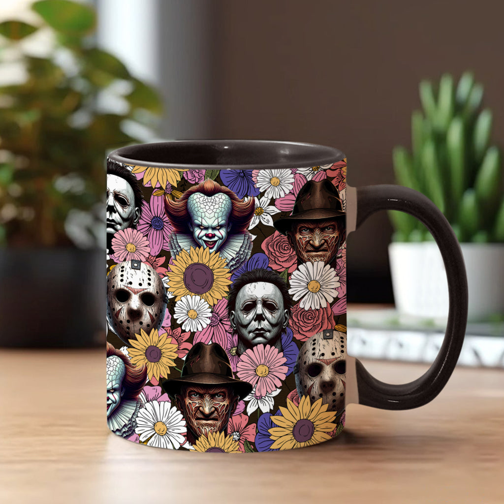 Personalized Horror Movie Accent Mug with Custom Name Gift