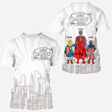 Load image into Gallery viewer, Personalized Best Dad Ever All Over Shirt Custom Family Design
