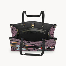 Load image into Gallery viewer, Personalized Nightmare Leather Handbag Custom Name Gift for Mom
