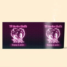Load image into Gallery viewer, Personalized Till We Are Ghosts Candle with Wooden Lid for Couples
