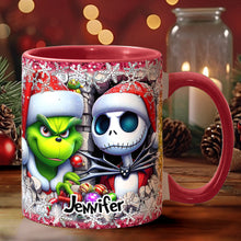 Load image into Gallery viewer, Personalized Nightmare Christmas Accent Mug Custom Name Gift
