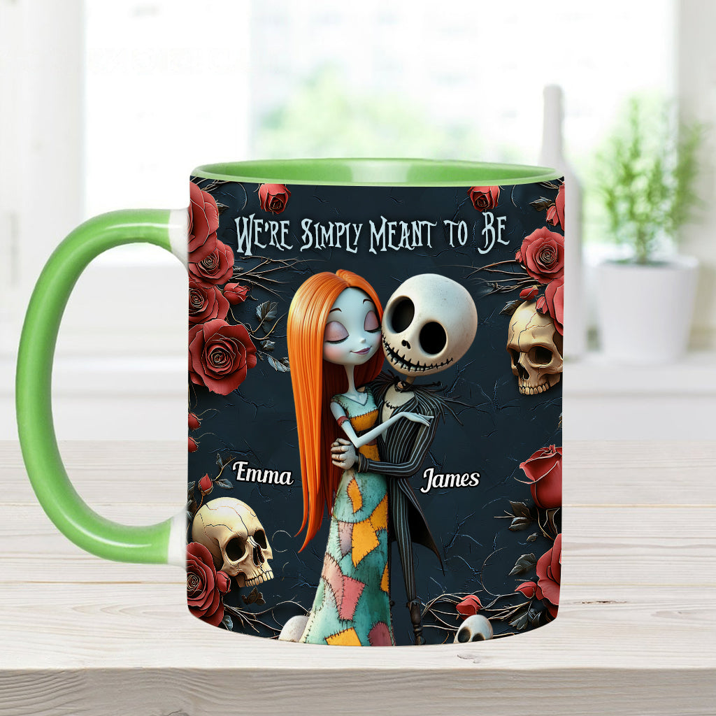Personalized Nightmare Accent Mug Custom Name Gift for Couple
