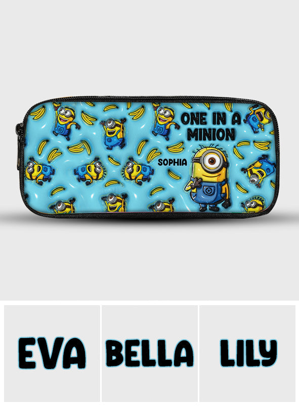 Personalized Minions Pencil Case Custom Name Gift for Kids
