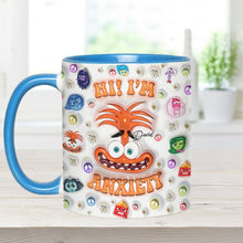 Load image into Gallery viewer, Personalized Two-Tone Accent Mug Custom Name Gift for Birthday
