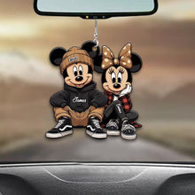 Load image into Gallery viewer, Personalized Chicano Mouse Couple Car Ornament Gift for Christmas
