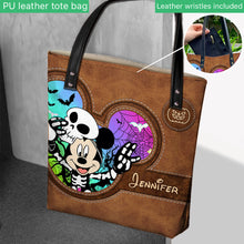 Load image into Gallery viewer, Personalized Halloween Mouse Tote Bag Custom Name Gift
