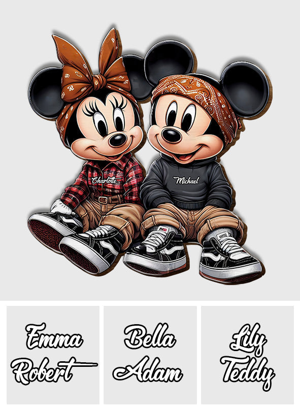 Personalized Mouse Shaped Car Visor Clip Custom Gift