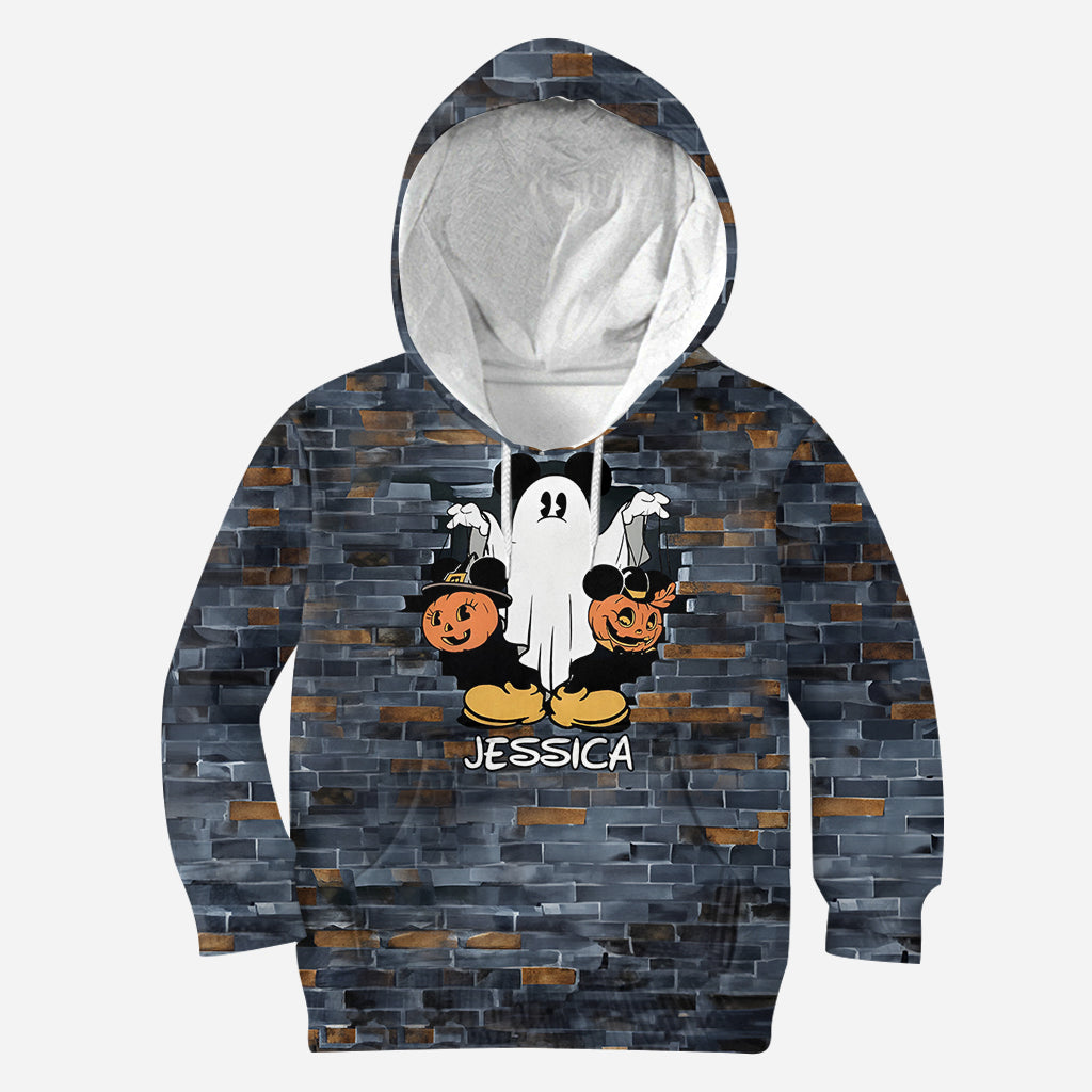 Funny Personalized Ghost Mouse All Over Shirt for Kids & Adults