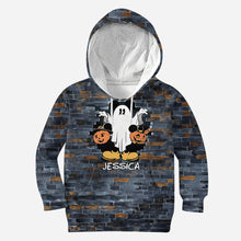 Load image into Gallery viewer, Funny Personalized Ghost Mouse All Over Shirt for Kids &amp; Adults
