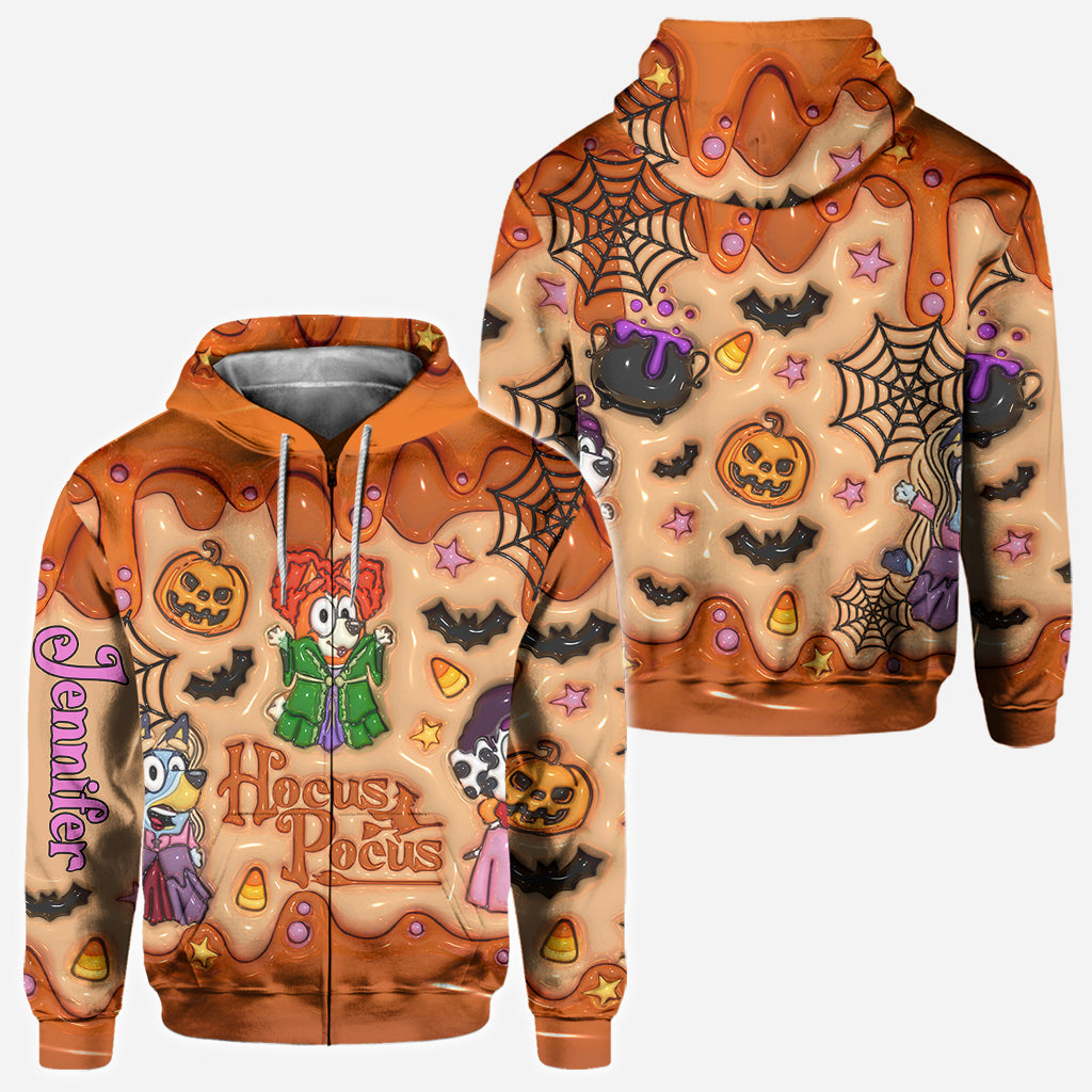 Personalized Halloween All Over Shirt Custom Name for Kids