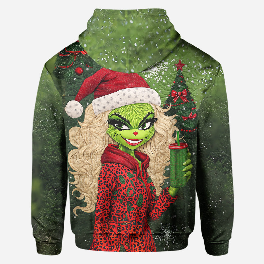 Personalized Christmas Hoodie and Leggings Set for Women