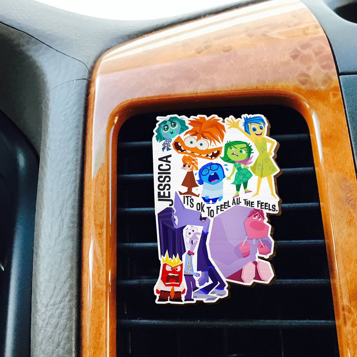Personalized Car Visor Clip It's Ok To Feel All The Feels Gift