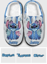 Load image into Gallery viewer, Personalized Ohana Slippers Custom Name Gift for Family
